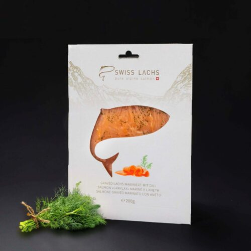 Graved Lachs mariniert mit Dill