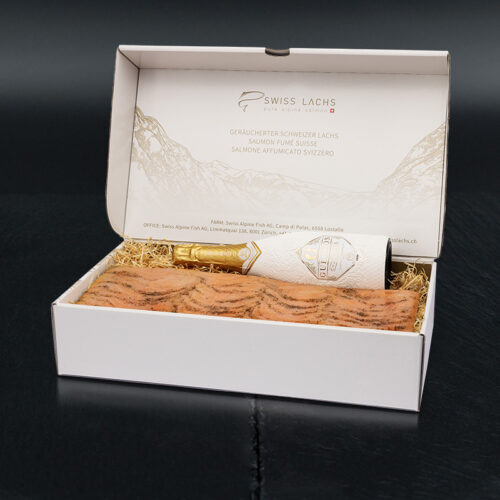 Geschenkbox mit Guerdon Brut Champagner